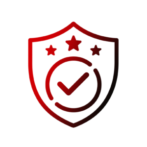 Image of a quality symbol to illustrate that Flawsome offers only the best quality products and service
